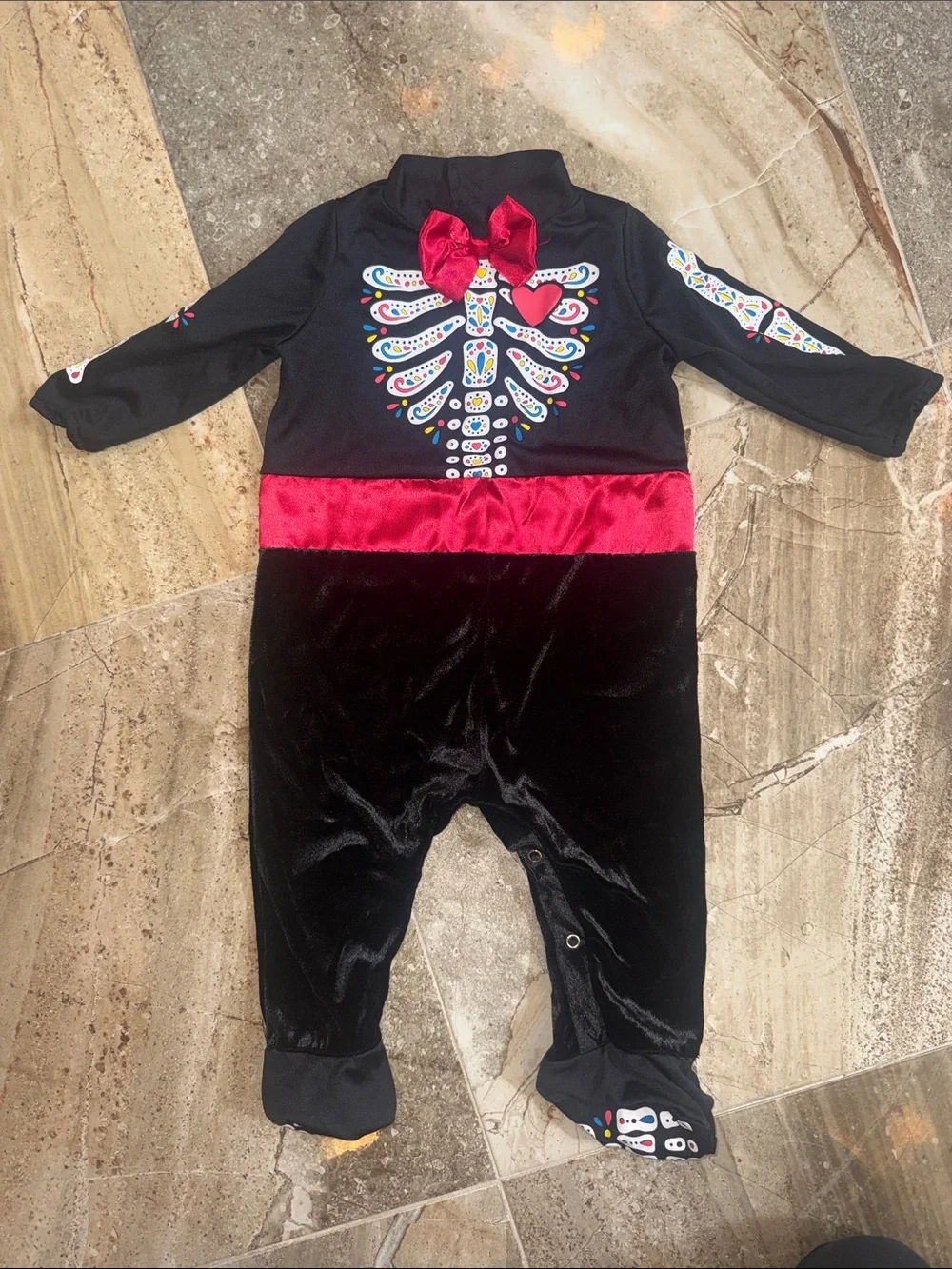 InCharacter Sugar Skull Baby Costume 6-12 MONTHS
